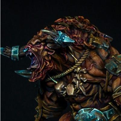 55mm Berserk Minotaur ベルセルク ミノタウロス 未塗装 レジン製 組み立て キット フィギュア ガレージキット｜monobase2021｜04