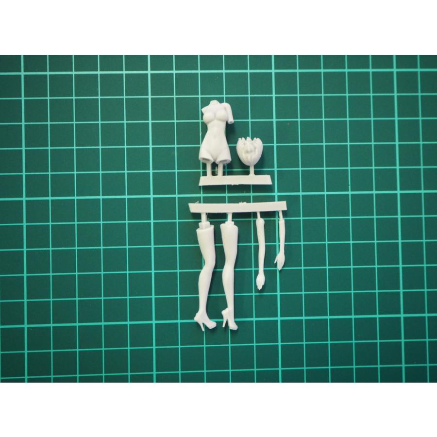 1/24 キュートなショートカットのビキニ美少女 未塗装 レジン製