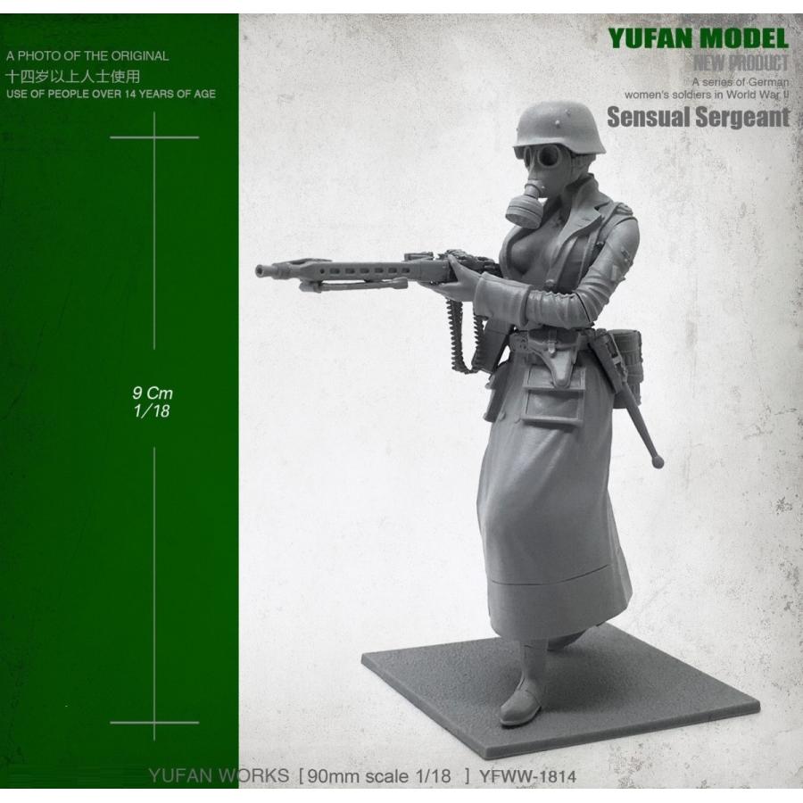 1/18 WW2 ナチス SS 親衛隊 セクシー 女性 兵士 ソルジャー 未塗装