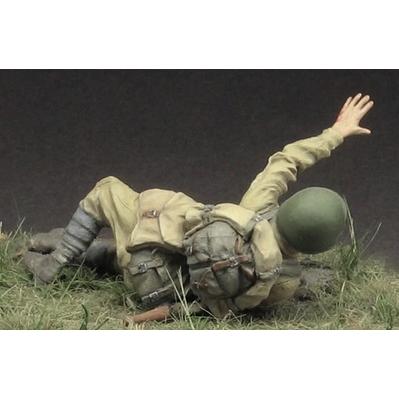 1/35 WW2 ソ連 ソビエト 助けを求める負傷兵 兵士 ソルジャー 未塗装