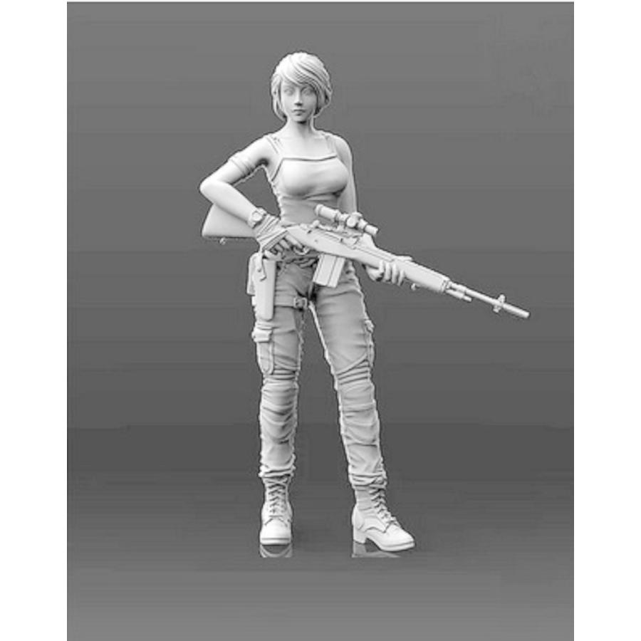 1/24 Sci-Fiエージェント きやすかっ 女戦士 レジン製モデル 1/24 Sci-Fiエージェント きやすかっ 女戦士 レジン製モデル