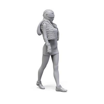 1/35 近未来 SF 妖艶なおとり捜査官 未塗装 レジン製 組み立て キット