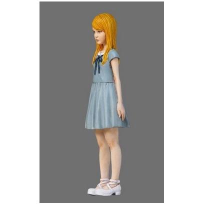 ブロンド髪のキャラクター フィギュア未使用品 1/35 金髪 ブロンドヘアの美少女 レジン製 組み立て キット フィギュア
