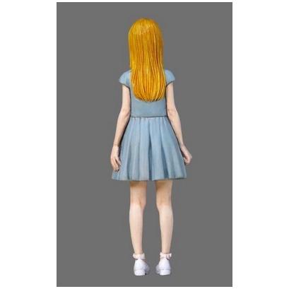 1/35 金髪 ブロンドヘアの美少女 レジン製 組み立て キット フィギュア