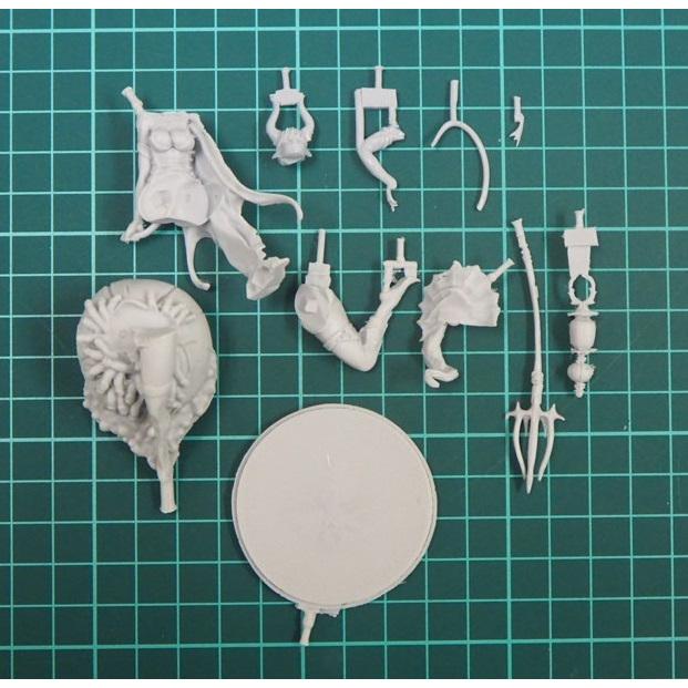 75mm 1/24 KINGDOM DEATH キングダム・デス Devil Satan デビル・サターン 女性戦士 未塗装 レジン製 組み立て キット フィギュア プラモデル ガレージキット｜monobase2021｜07