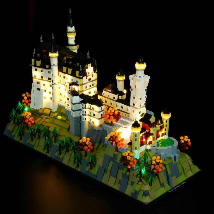 MOC LEGO レゴ 21063 互換  アーキテクチャー ノイシュヴァンシュタイン城 LED ライト 電飾 キット ※本体は含みません | 