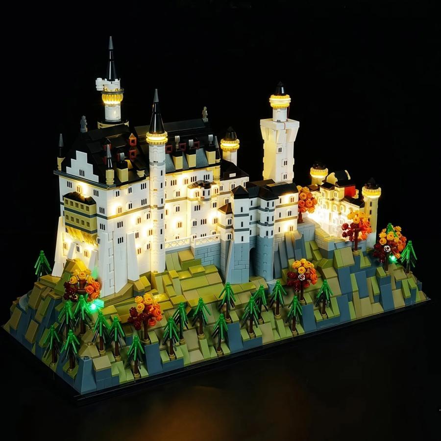MOC LEGO レゴ 21063 互換  アーキテクチャー ノイシュヴァンシュタイン城 LED ライト 電飾 キット ※本体は含みません |  | 02