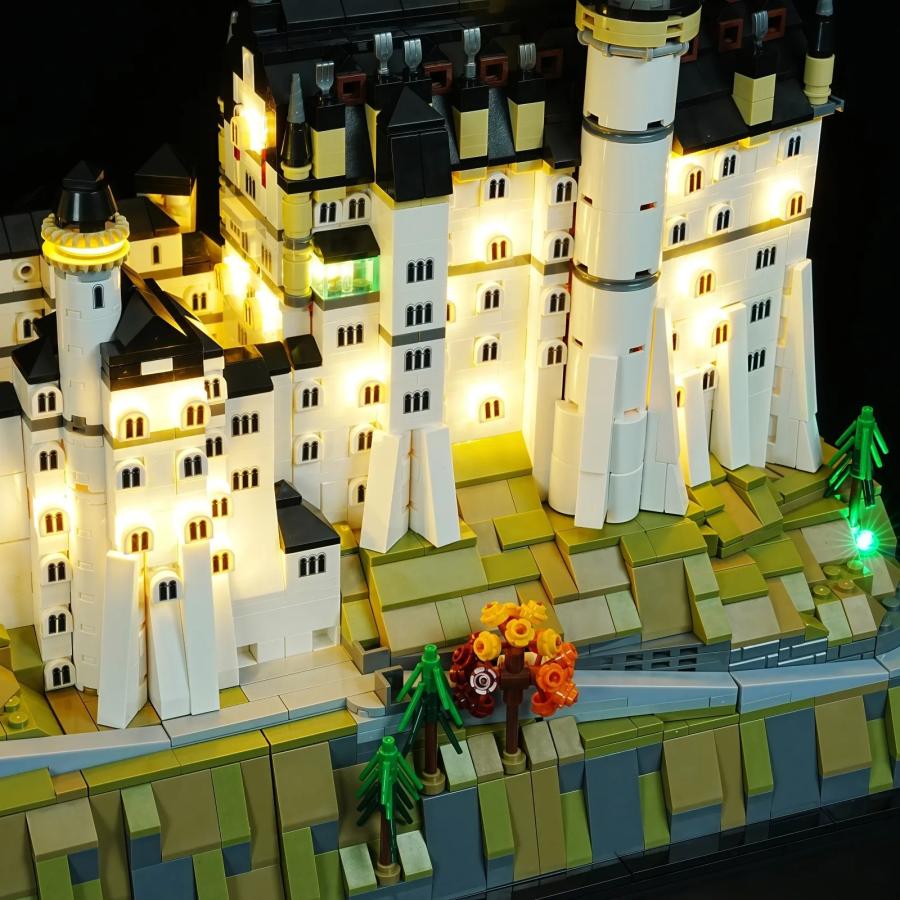 MOC LEGO レゴ 21063 互換  アーキテクチャー ノイシュヴァンシュタイン城 LED ライト 電飾 キット ※本体は含みません |  | 04