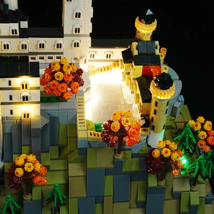 MOC LEGO レゴ 21063 互換  アーキテクチャー ノイシュヴァンシュタイン城 LED ライト 電飾 キット ※本体は含みません |  | 05
