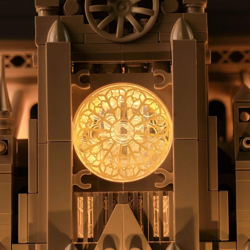 MOC LEGO レゴ 21061 互換 アーキテクチャー ノートルダム大聖堂 LED