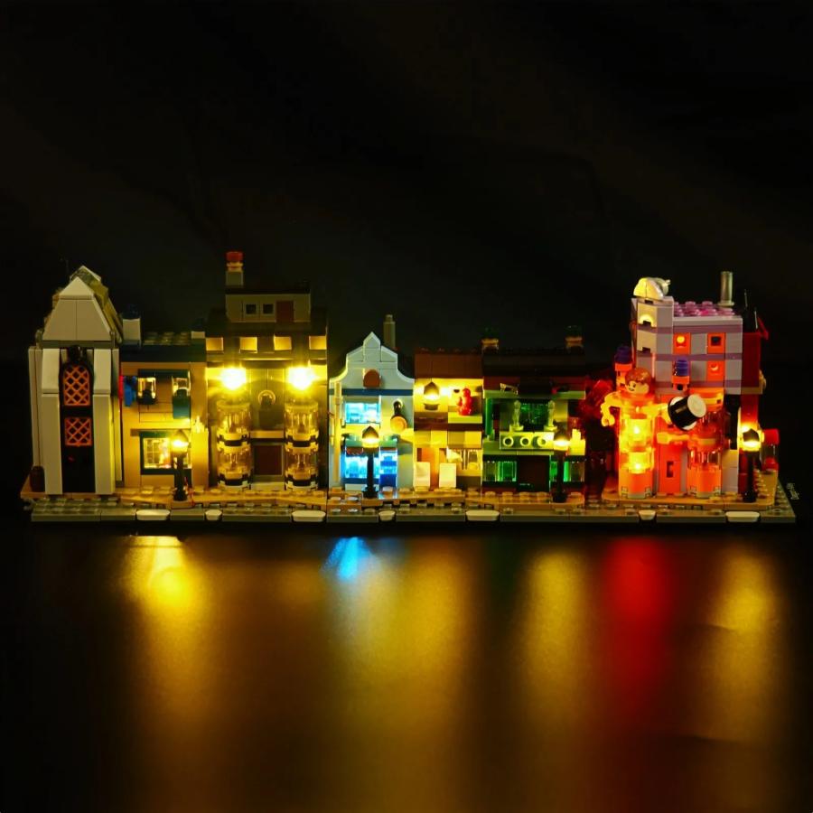 MOC LEGO レゴ 76444 互換  ハリー ポッター ダイアゴン横丁 LED ライト 電飾 キット ※本体は含みませんの画像