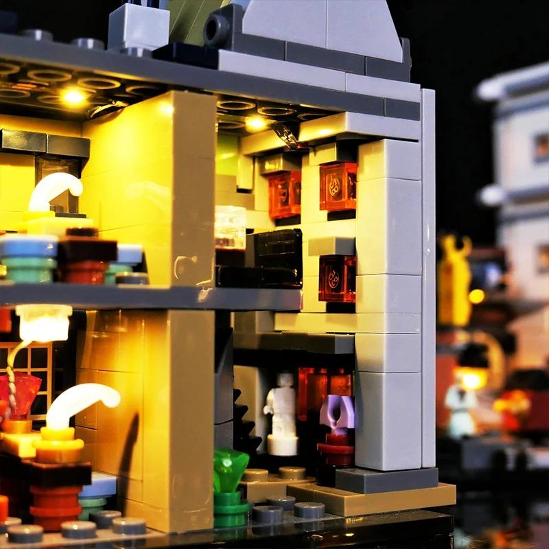 MOC LEGO レゴ 76444 互換  ハリー ポッター ダイアゴン横丁 LED ライト 電飾 キット ※本体は含みませんの画像