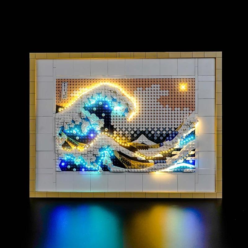 MOC LEGO レゴ 31208 互換 アート 葛飾北斎 富嶽三十六景 神奈川沖浪裏