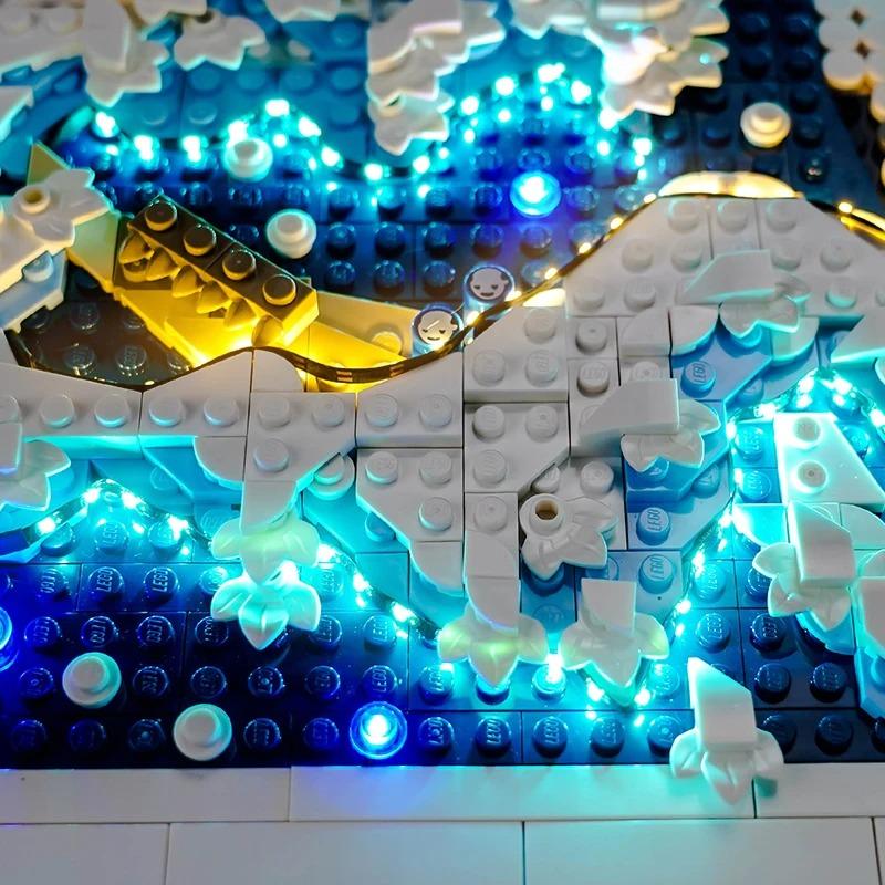 MOC LEGO レゴ 31208 互換 アート 葛飾北斎 富嶽三十六景 神奈川沖浪裏 