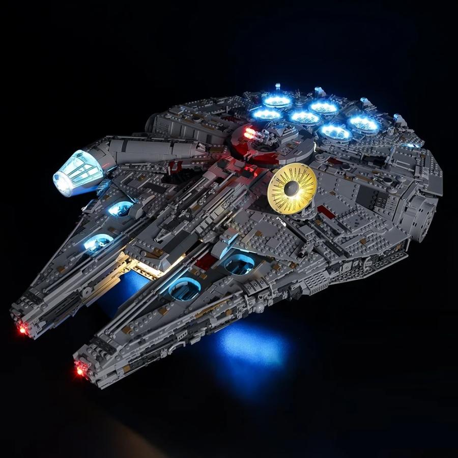 MOC LEGO レゴ 75192 05132 DG005 81085 互換 スター ウォーズ ミレニアム ファルコン LED ライト 電飾 キット ※本体は含みません | 