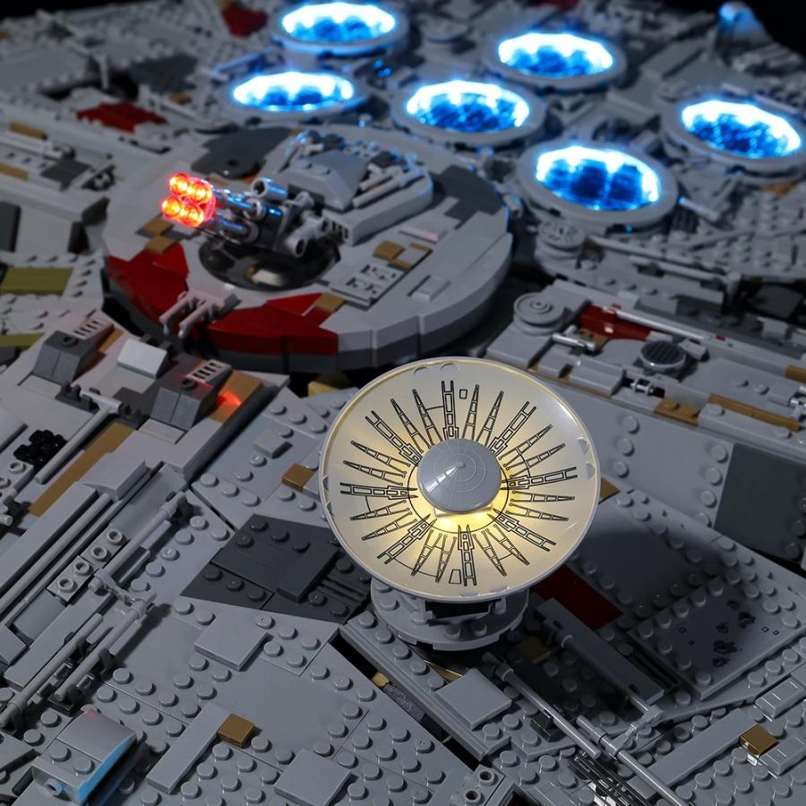 MOC LEGO レゴ 75192 05132 DG005 81085 互換 スター ウォーズ ミレニアム ファルコン LED ライト 電飾 キット ※本体は含みません |  | 03