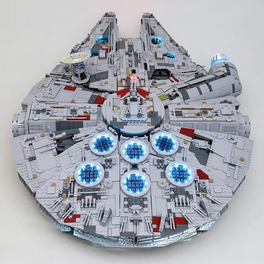 MOC LEGO レゴ 75192 05132 DG005 81085 互換 スター ウォーズ ミレニアム ファルコン LED ライト 電飾 キット ※本体は含みません |  | 04