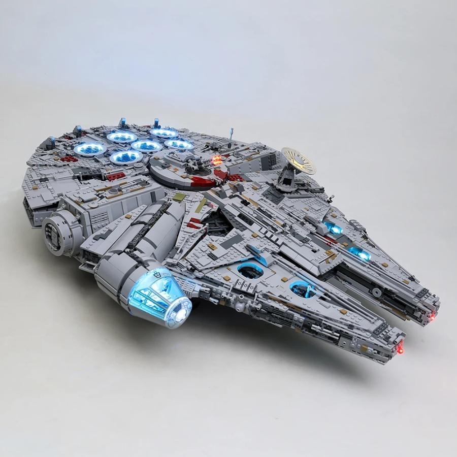 MOC LEGO レゴ 75192 05132 DG005 81085 互換 スター ウォーズ ミレニアム ファルコン LED ライト 電飾 キット ※本体は含みません |  | 05