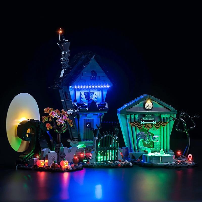 MOC LEGO レゴ 21351 互換 アイデア ティム バートンのナイトメアー ビフォア クリスマス LED ライト 電飾 キット ※本体は含みませんの画像