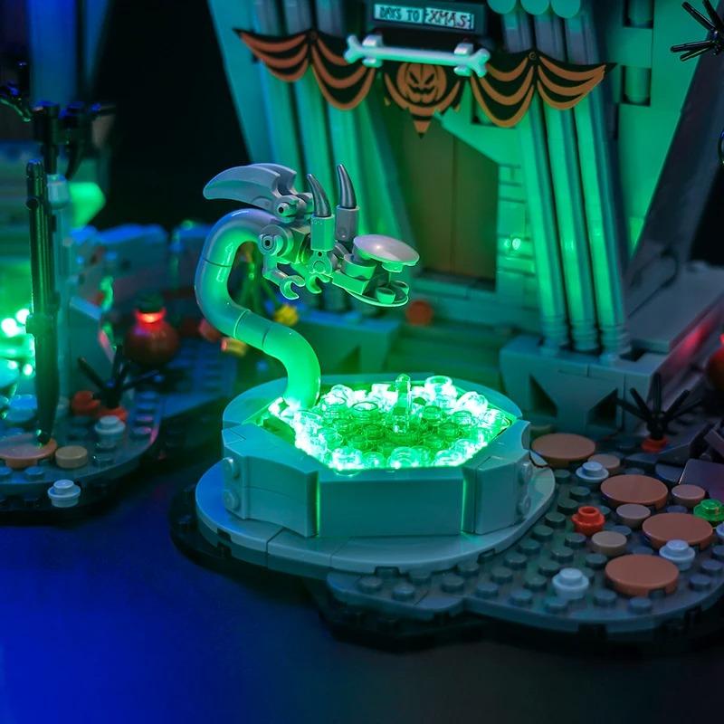MOC LEGO レゴ 21351 互換 アイデア ティム バートンのナイトメアー ビフォア クリスマス LED ライト 電飾 キット ※本体は含みませんの画像