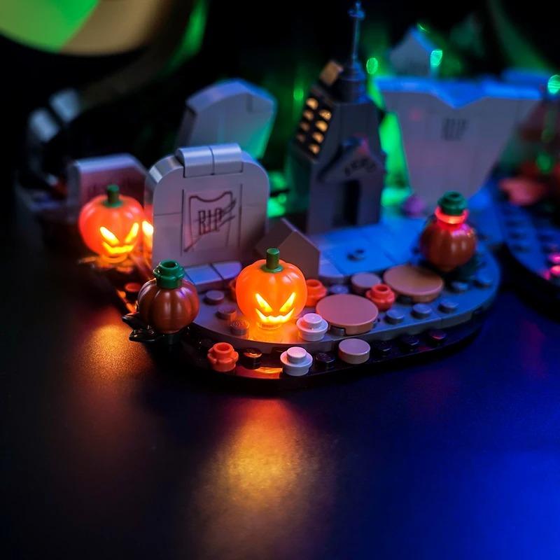 MOC LEGO レゴ 21351 互換 アイデア ティム バートンのナイトメアー ビフォア クリスマス LED ライト 電飾 キット ※本体は含みませんの画像