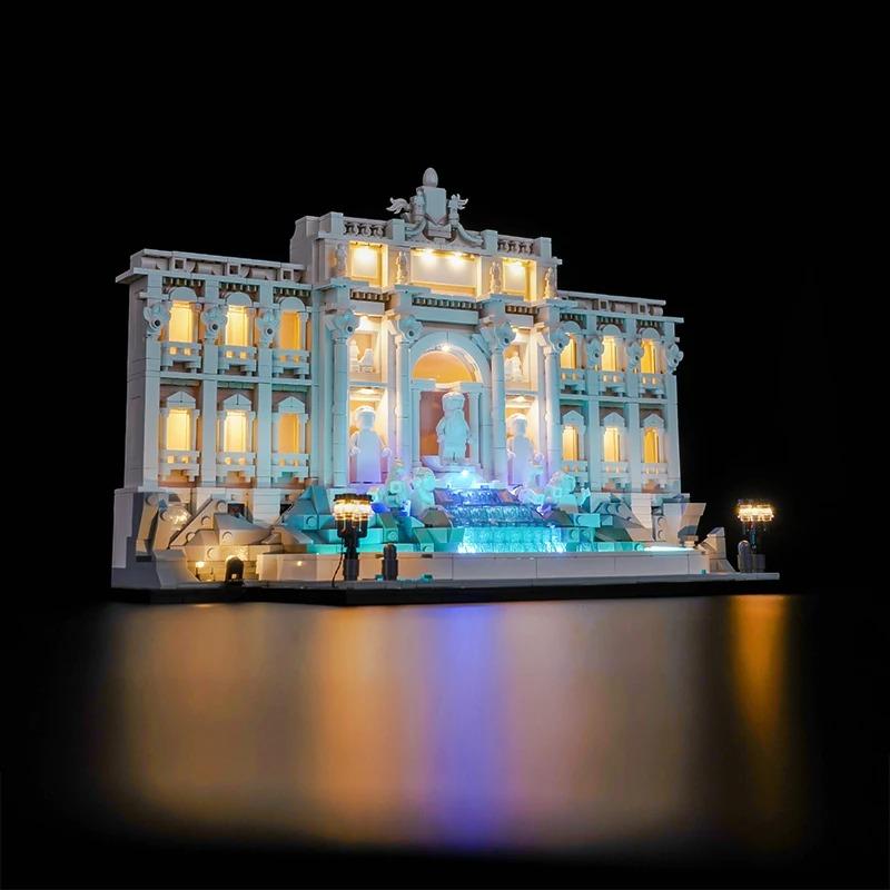 MOC LEGO レゴ 21062 互換 アーキテクチャー トレヴィの泉 LED ライト 電飾 キット ※本体は含みませんの画像