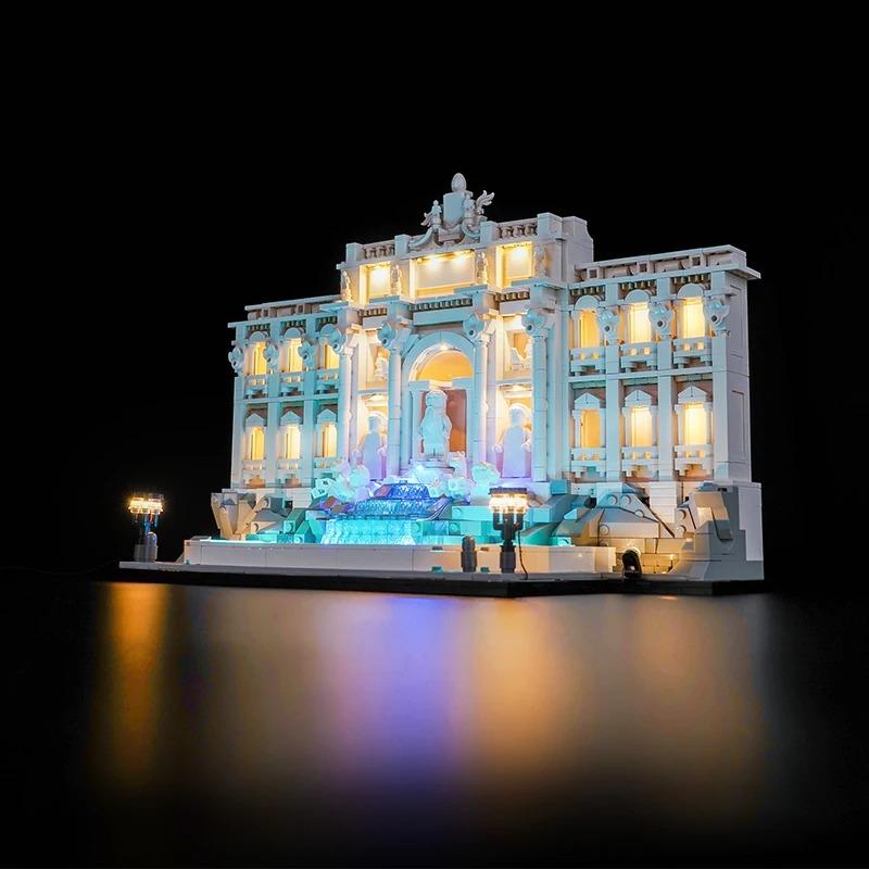 MOC LEGO レゴ 21062 互換 アーキテクチャー トレヴィの泉 LED ライト 電飾 キット ※本体は含みませんの画像