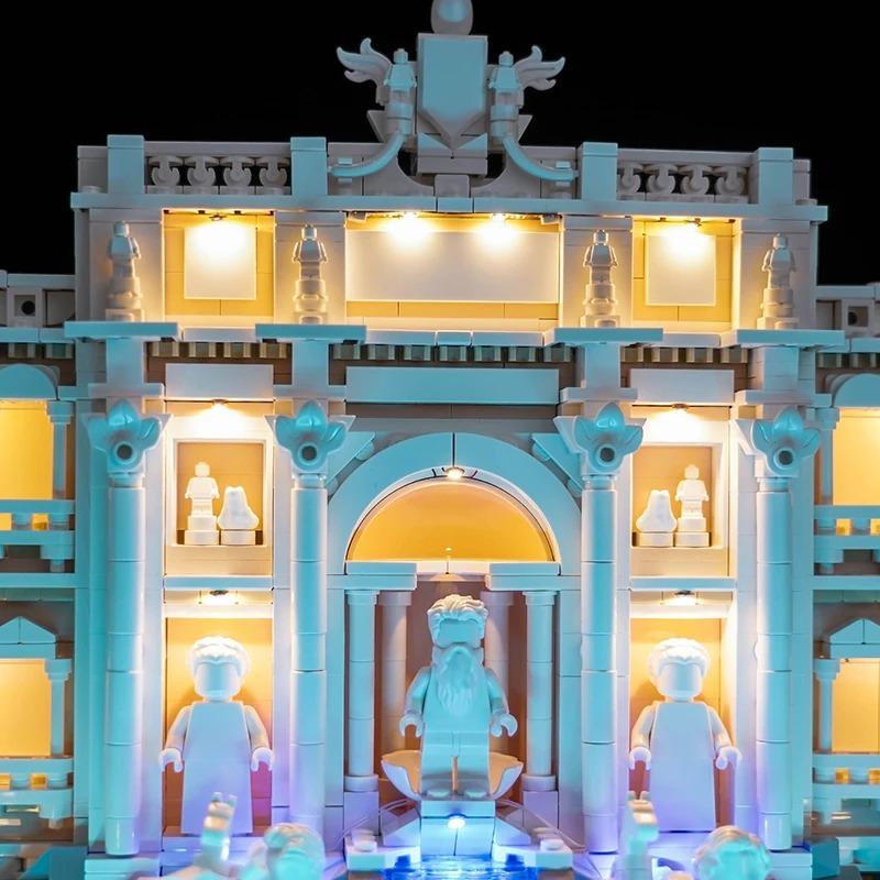 MOC LEGO レゴ 21062 互換 アーキテクチャー トレヴィの泉 LED ライト 電飾 キット ※本体は含みませんの画像