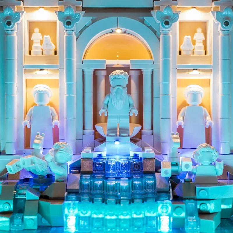 MOC LEGO レゴ 21062 互換 アーキテクチャー トレヴィの泉 LED ライト 電飾 キット ※本体は含みませんの画像