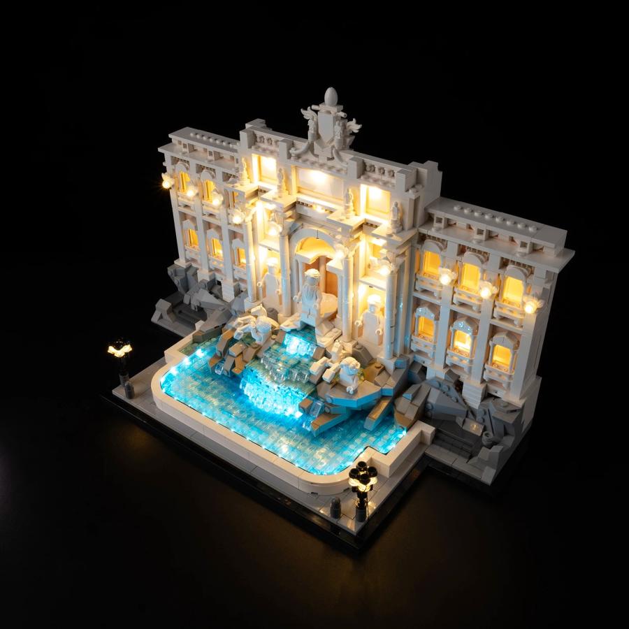 MOC LEGO レゴ 21062 互換 アーキテクチャー トレヴィの泉 LED ライト 電飾 キット ※本体は含みませんの画像