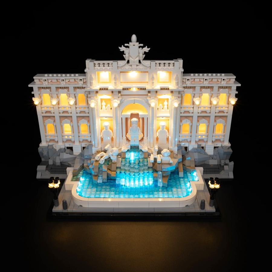 MOC LEGO レゴ 21062 互換 アーキテクチャー トレヴィの泉 LED ライト 電飾 キット ※本体は含みませんの画像