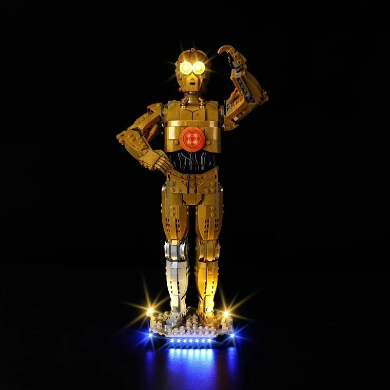 MOC LEGO レゴ 75398 互換 スター ウォーズ C-3PO LED ライト 電飾