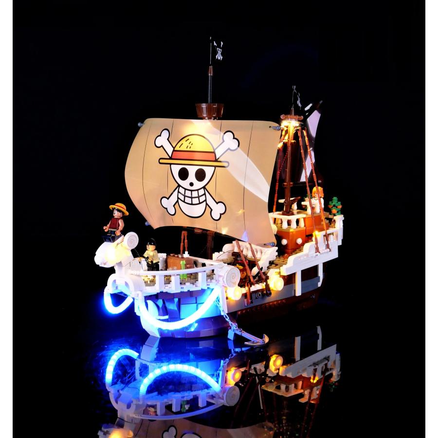 MOC LEGO レゴ 75639 互換 ワンピース 海賊船 ゴーイングメリー号 LED