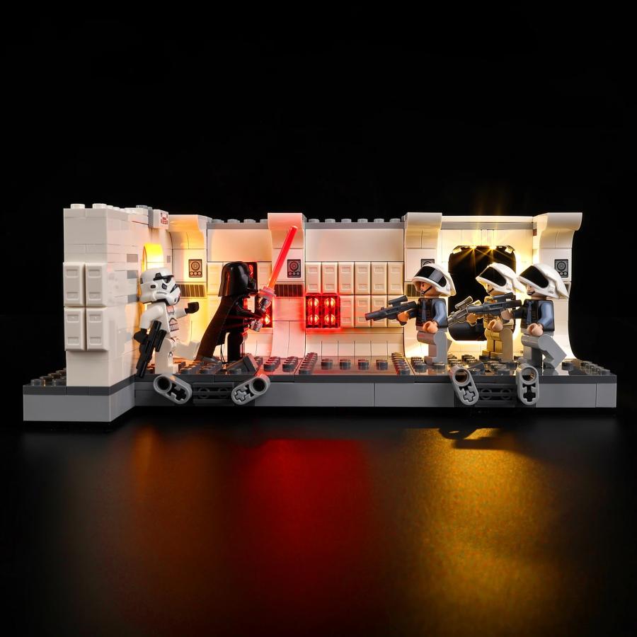 MOC LEGO レゴ 75387 互換 スター・ウォーズ タンティヴ IVの船内 LED