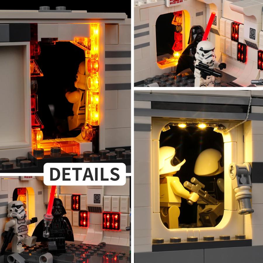 MOC LEGO レゴ 75387 互換 スター・ウォーズ タンティヴ IVの船内 LED