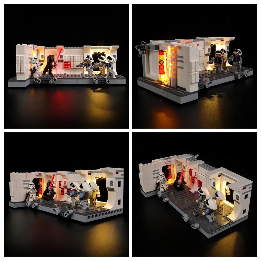 MOC LEGO レゴ 75387 互換 スター・ウォーズ タンティヴ IVの船内 LED