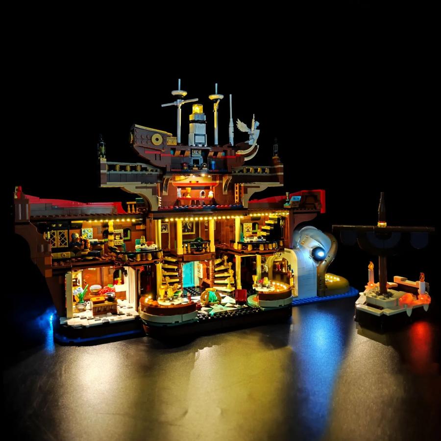 MOC LEGO レゴ 75640 互換 ワンピース 海上レストラン バラティエ ミホーク LED ライト 電飾 キット ※本体は含みませんの画像