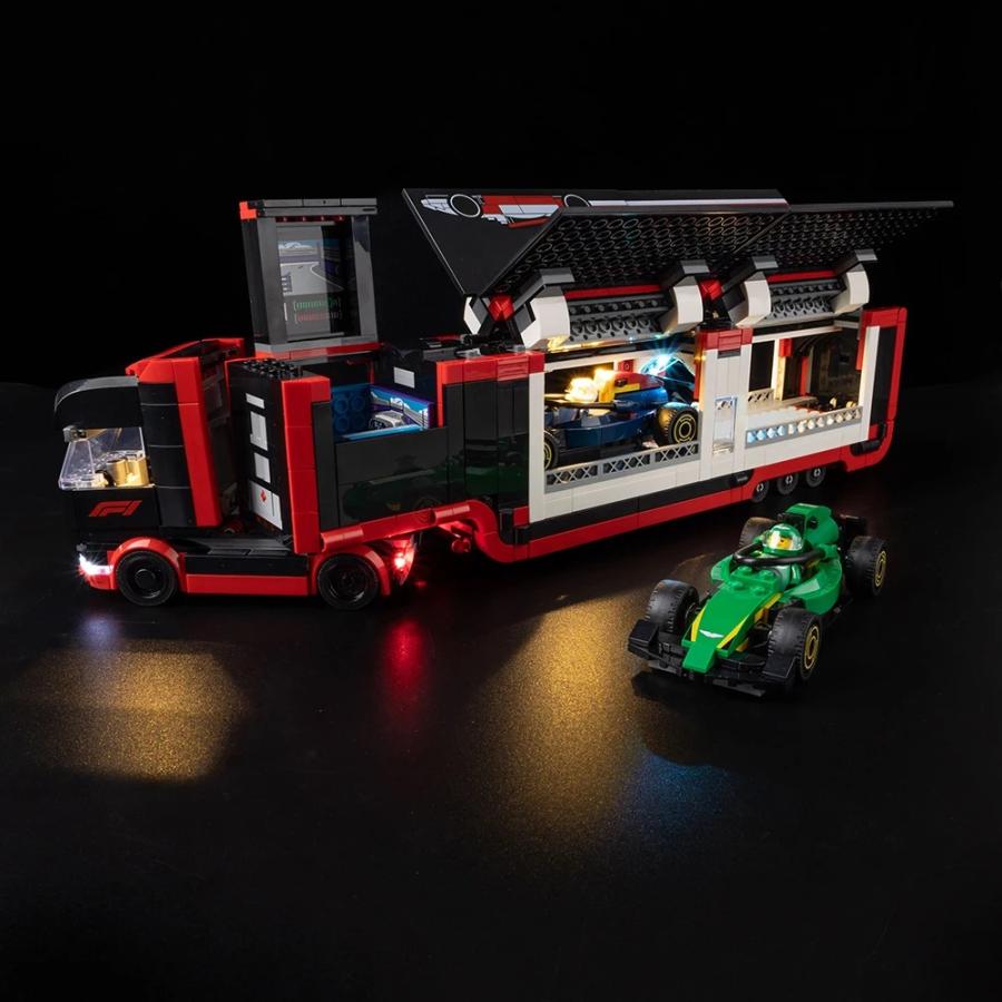 MOC LEGO レゴ 60445 互換 F1 RB20 & AMR24 レースカーとF1 トラック