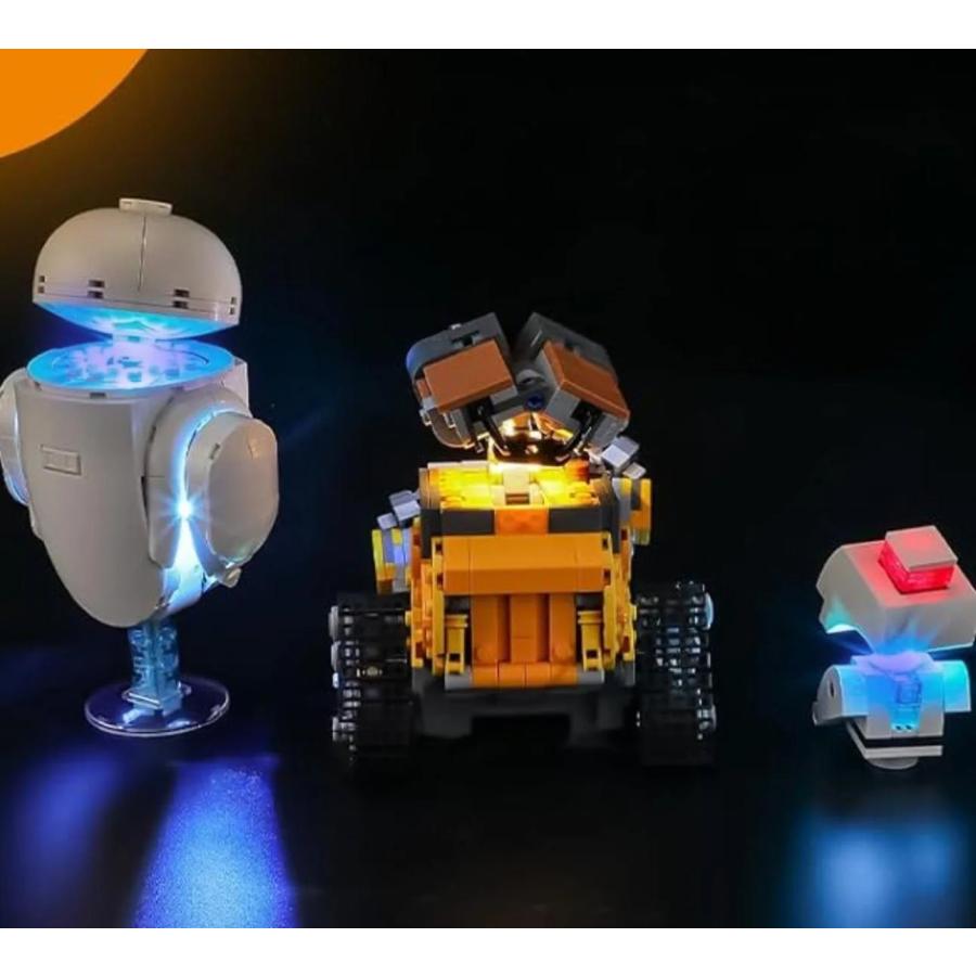 MOC LEGO レゴ 43279 互換 ウォーリー&イヴ LED ライト 電飾 キット