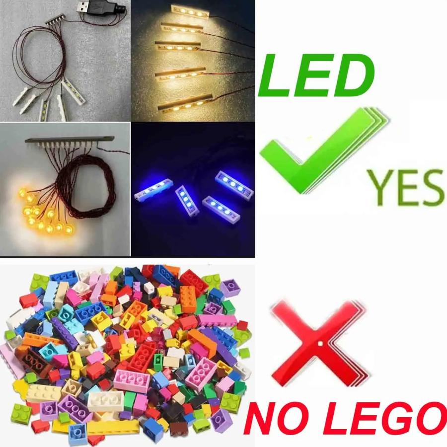 専用品 MOC LEGO レゴ 43279 互換 ウォーリー&イヴ LED ライト 電飾 キット