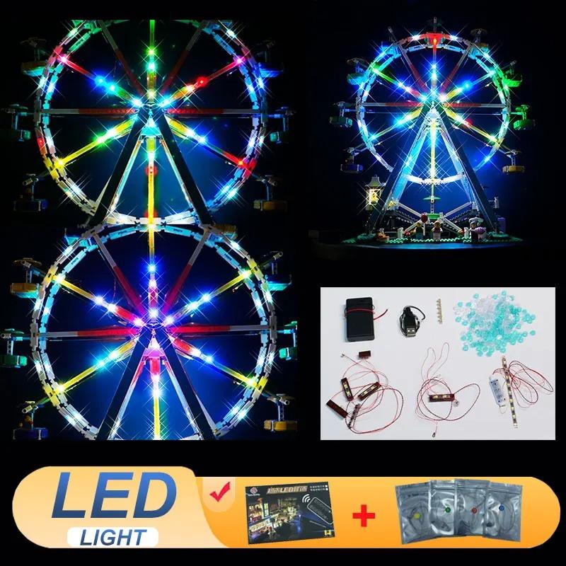 MOC LEGO レゴ 10247 互換 クリエイター Ferris WHEEL 観覧車 LED レゴ (LEGO) クリエイター 観覧車 10247