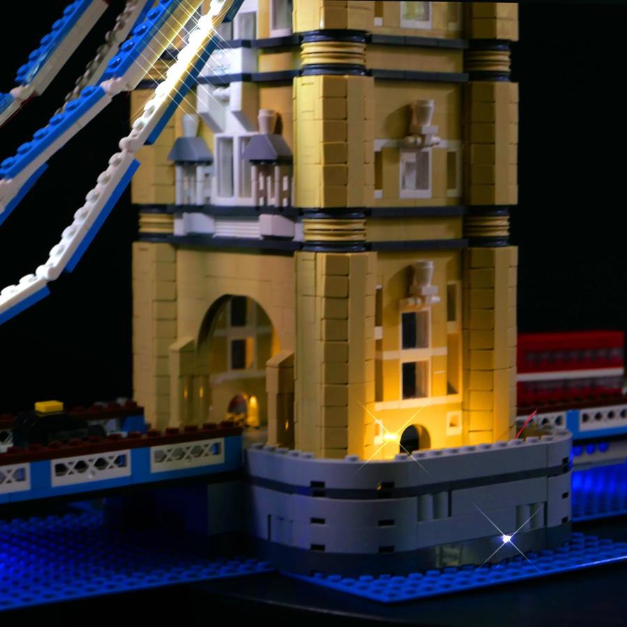 MOC LEGO レゴ 10214 互換 クリエイター・タワーブリッジ LED ライト 電飾 キット ※本体は含みませんの画像