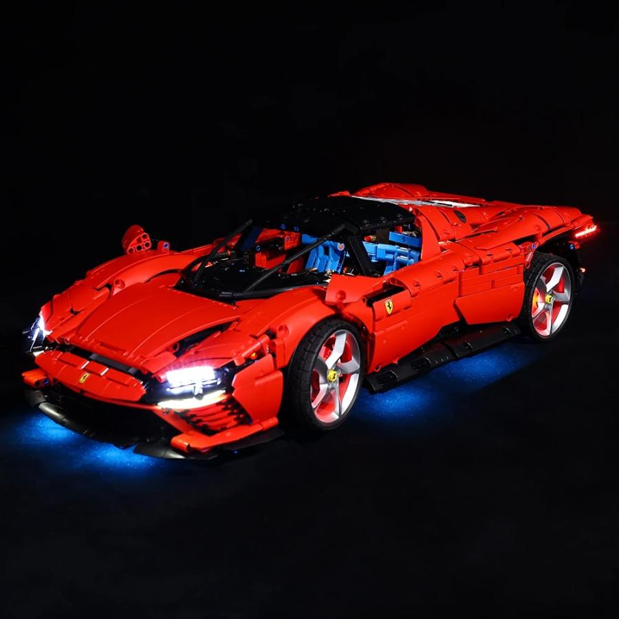 MOC LEGO レゴ 42143 互換 テクニック フェラーリ Daytona SP3 LED ライト 電飾 キット ※本体は含みませんの画像