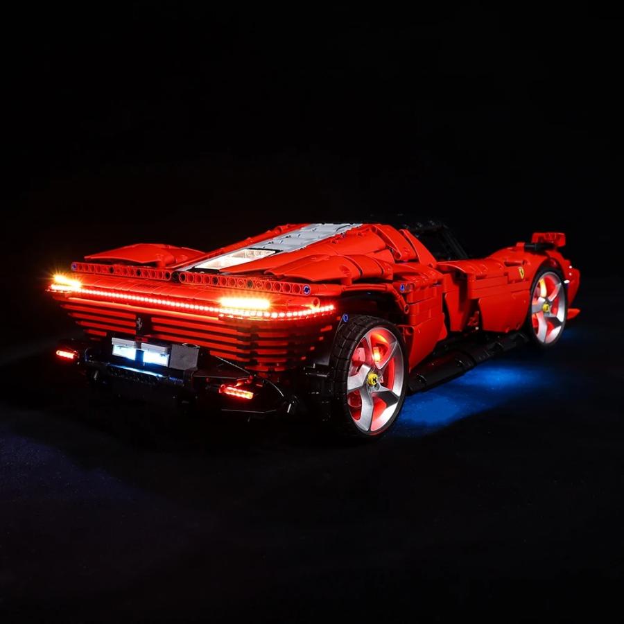 MOC LEGO レゴ 42143 互換 テクニック フェラーリ Daytona SP3 LED ライト 電飾 キット ※本体は含みませんの画像