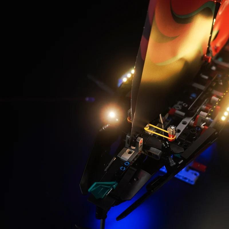 MOC LEGO レゴ 42174 互換 テクニック Emirates Team New Zealand AC75 ヨット LED ライト 電飾 キット ※本体は含みませんの画像