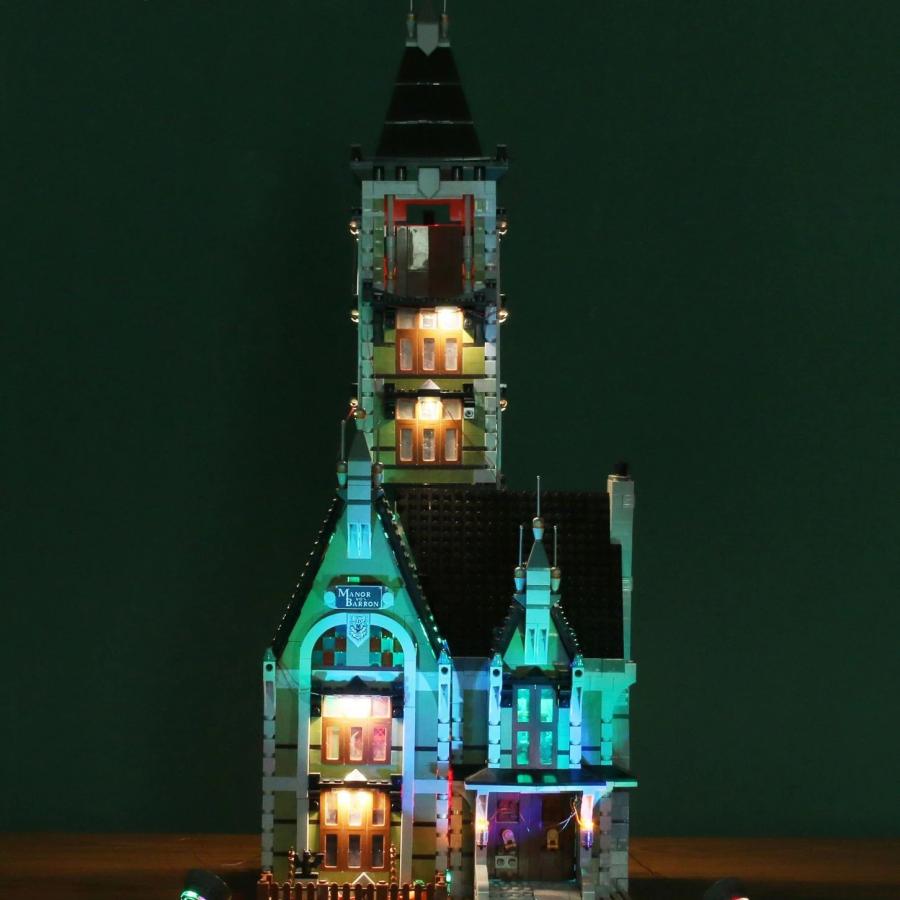 MOC LEGO レゴ 10273 互換 フェアグラウンドコレクション ホーンテッドハウス LED ライト 電飾 キット ※本体は含みません |  | 02