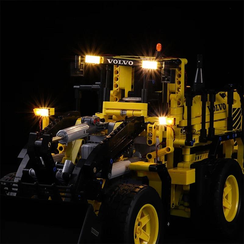 MOC LEGO レゴ 42030 互換  テクニック Volvo L350F ホイールローダー LED ライト 電飾 キット ※本体は含みませんの画像