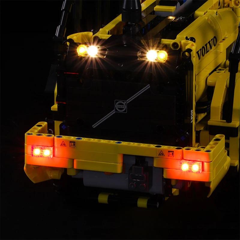 MOC LEGO レゴ 42030 互換  テクニック Volvo L350F ホイールローダー LED ライト 電飾 キット ※本体は含みませんの画像