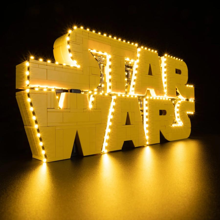 ma様/専用 MOC LEGO レゴ 75407 互換 スター・ウォーズ ロゴ LED ライト 電飾