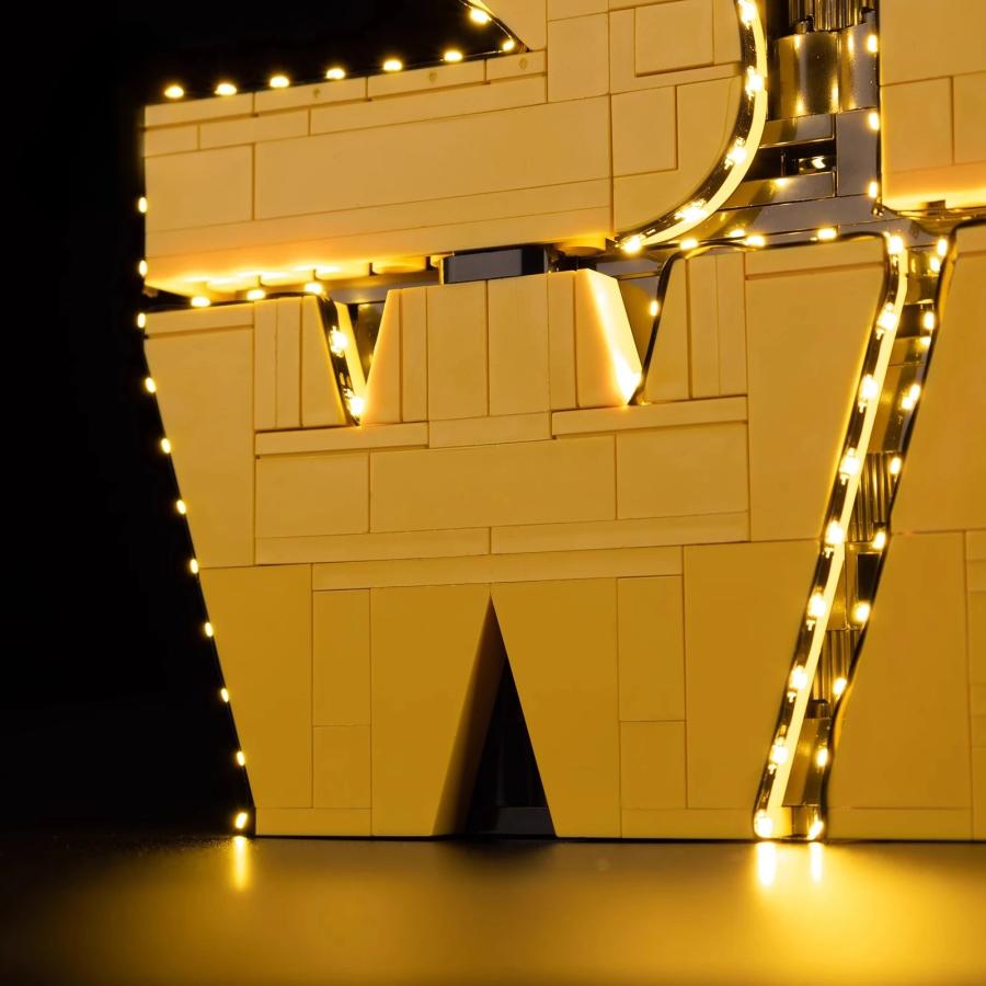 MOC LEGO レゴ 75407 互換  スター・ウォーズ スター・ウォーズ ロゴ LED ライト 電飾 キット ※本体は含みませんの画像